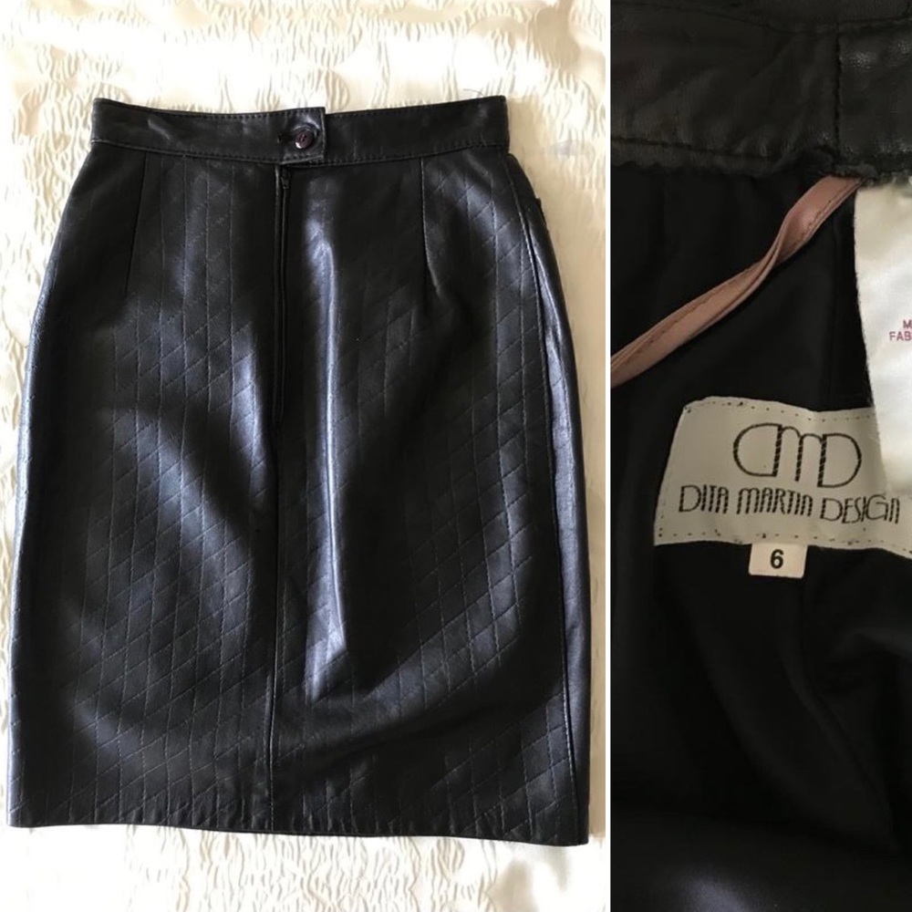 Leather Skirt - brand new